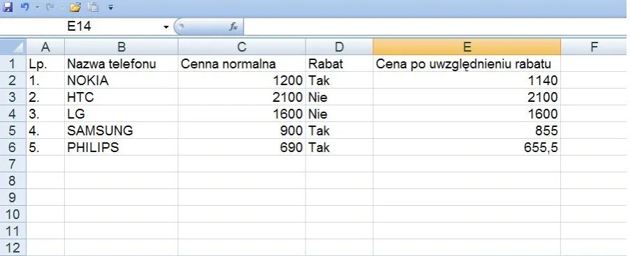 Jak obliczyć rabat w Excelu i zaoszczędzić na zakupach