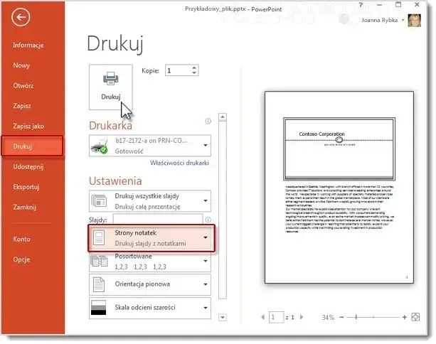 Jak wydrukować prezentację PowerPoint bez błędów i frustracji